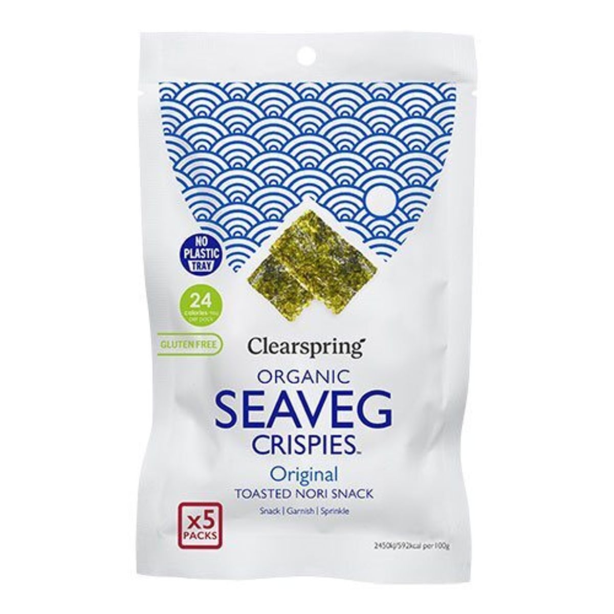 Clearspring Tang chips (Seaveg Crispies) Ø, 20g