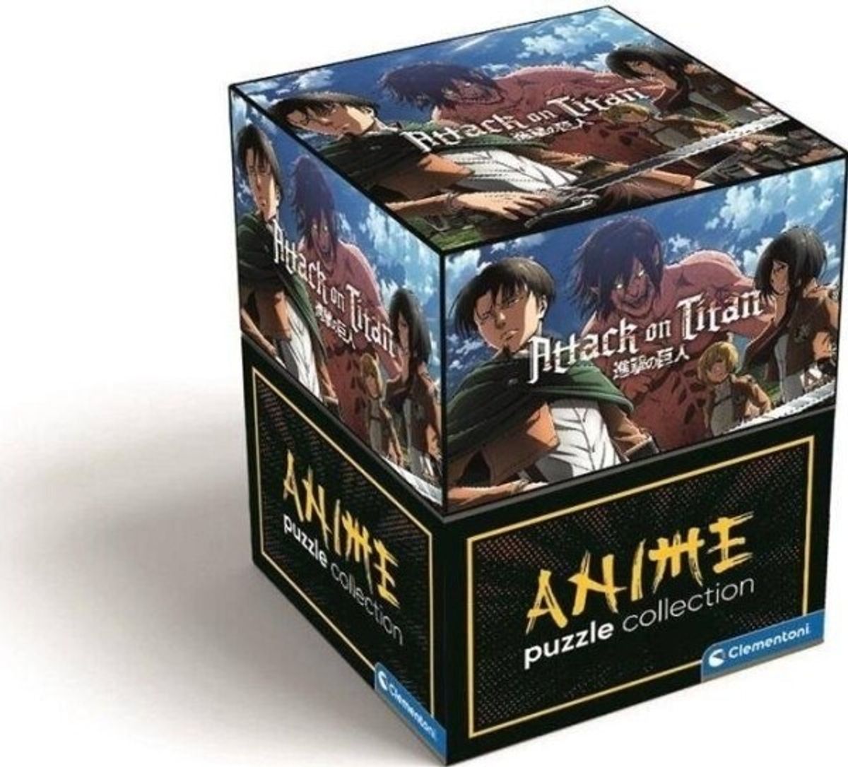 Clementoni Puslespil - Anime Attack On Titans Cube - 500 Brikker