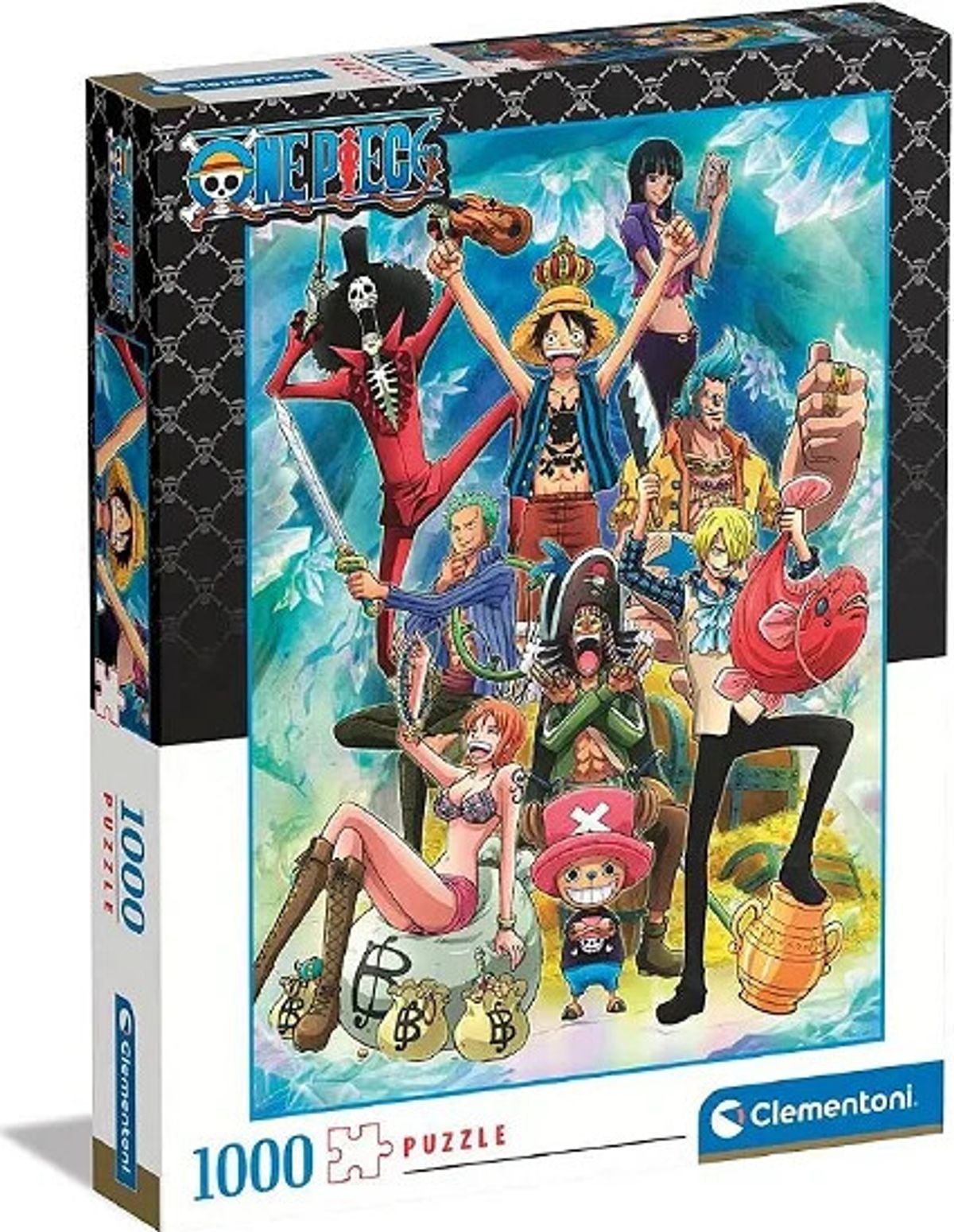 Clementoni Puslespil - Anime - One Piece - 1000 Brikker