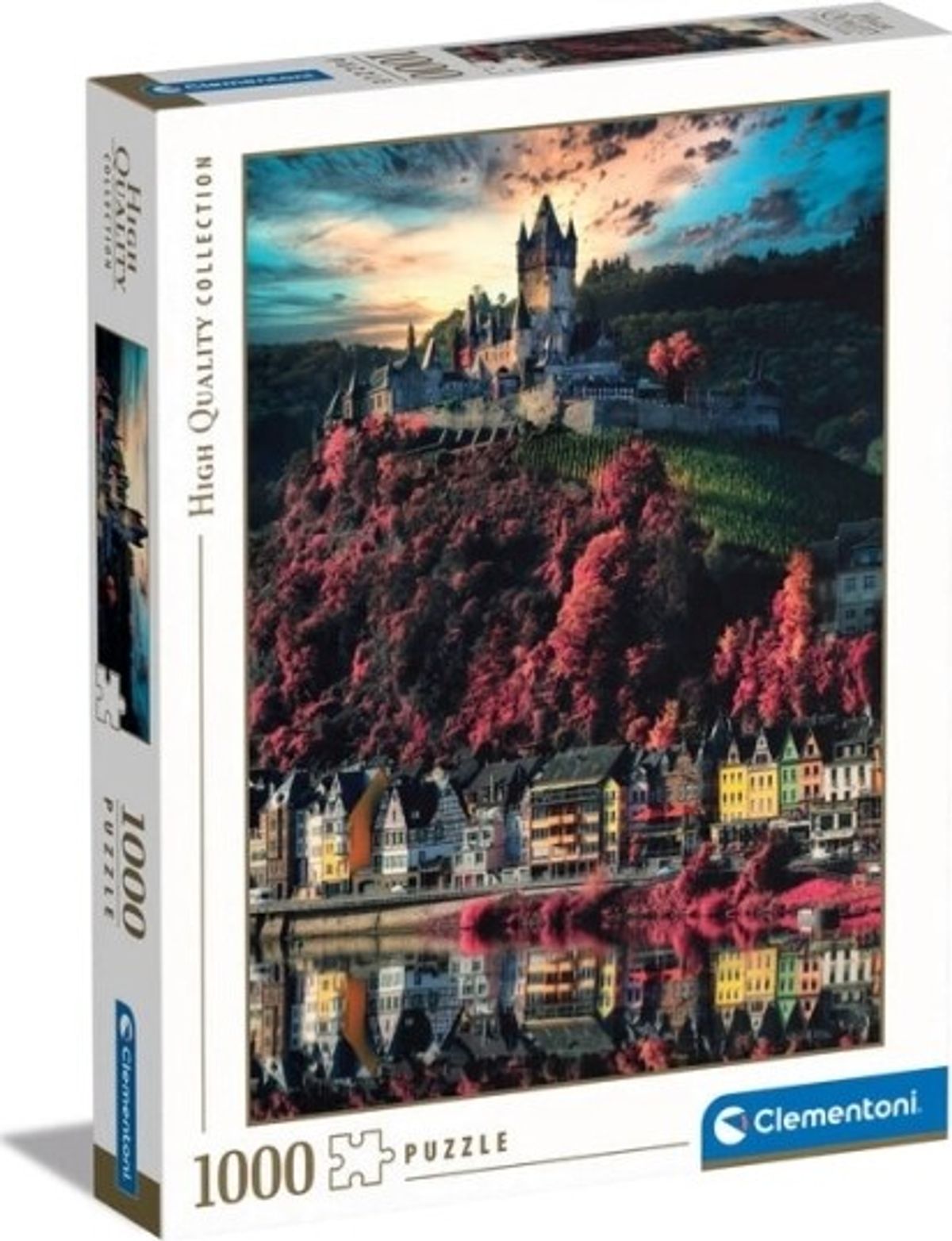 Clementoni Puslespil - Cochem Castle - High Quality - 1000 Brikker