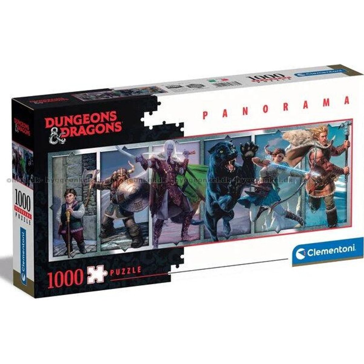 Clementoni Puslespil - Dungeons And Dragons - Panorama - 1000 Brikker