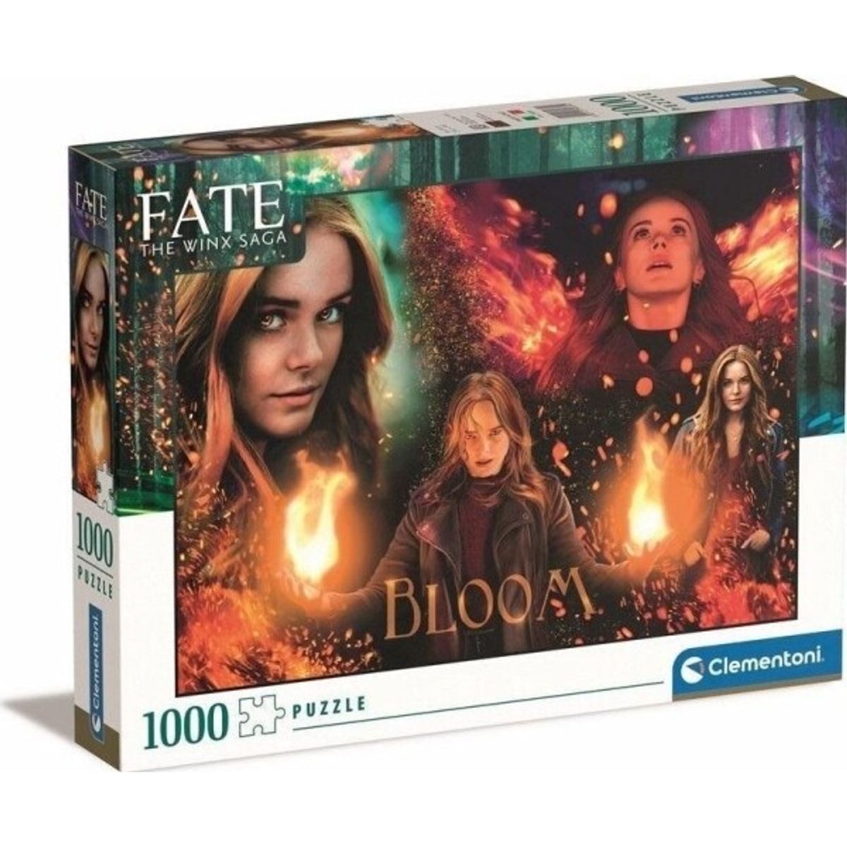 Clementoni Puslespil - Fate - The Winx Saga - Bloom - 1000 Brikker