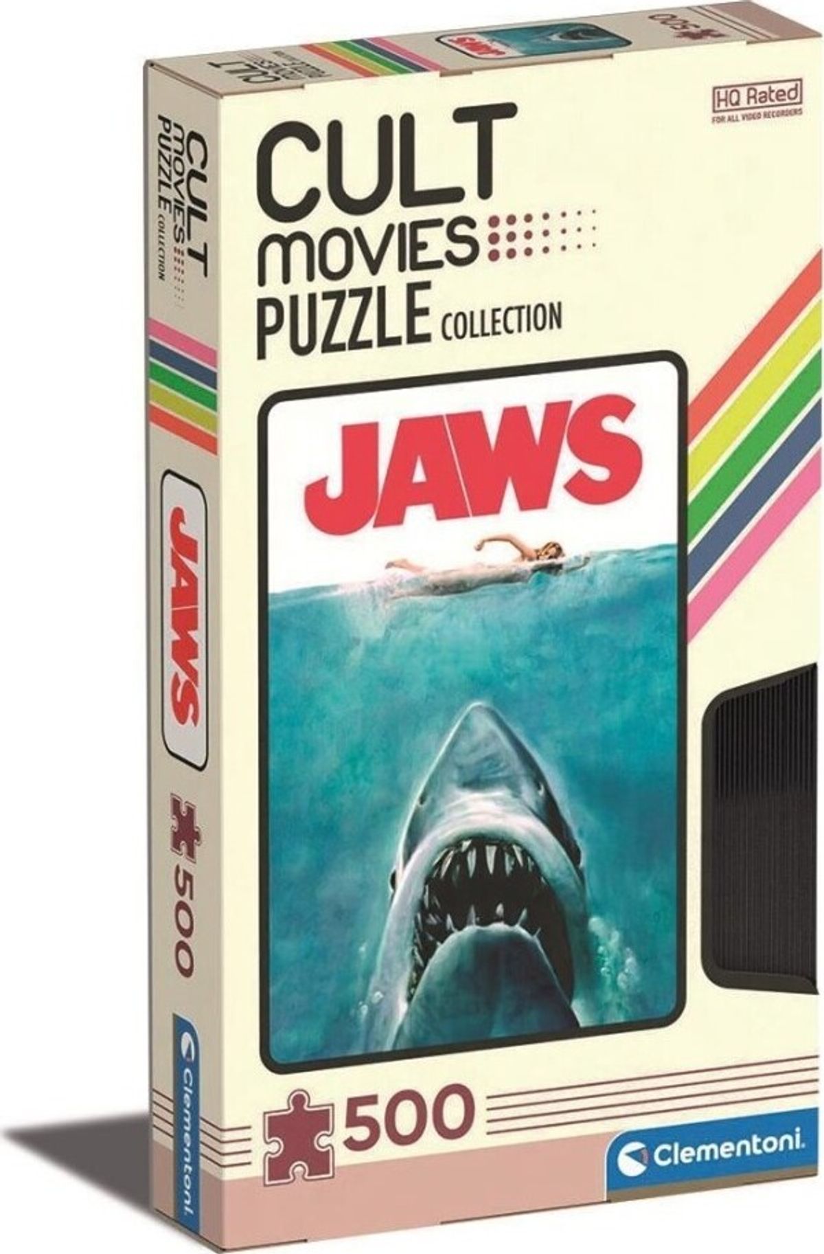 Clementoni Puslespil - Jaws - Cult Movies Collection - 500 Brikker