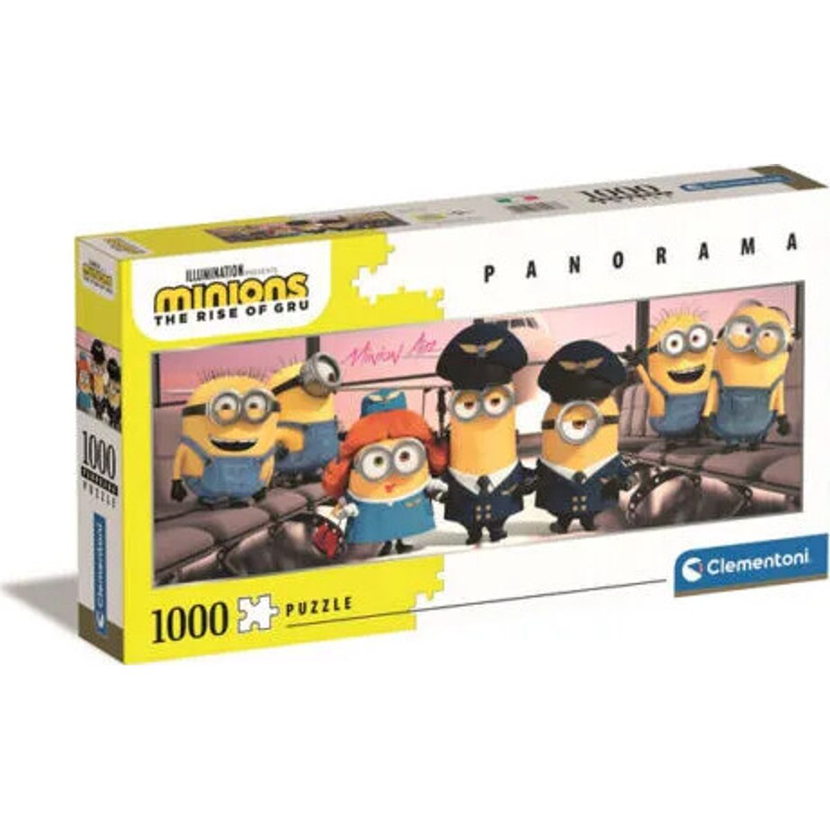 Clementoni Puslespil - Minions 2 - Panorama - 1000 Brikker