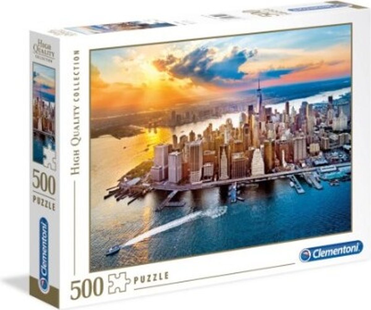 Clementoni Puslespil - New York - High Quality - 500 Brikker