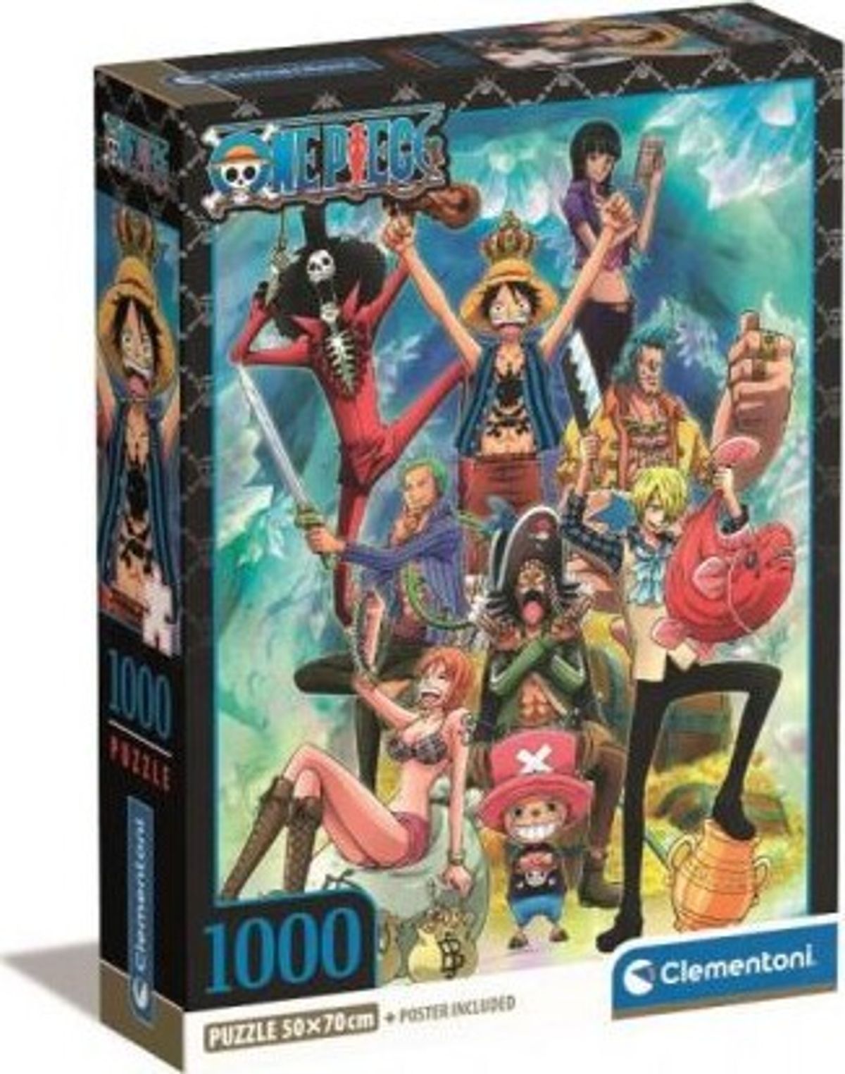 Clementoni Puslespil - One Piece - 1000 Brikker