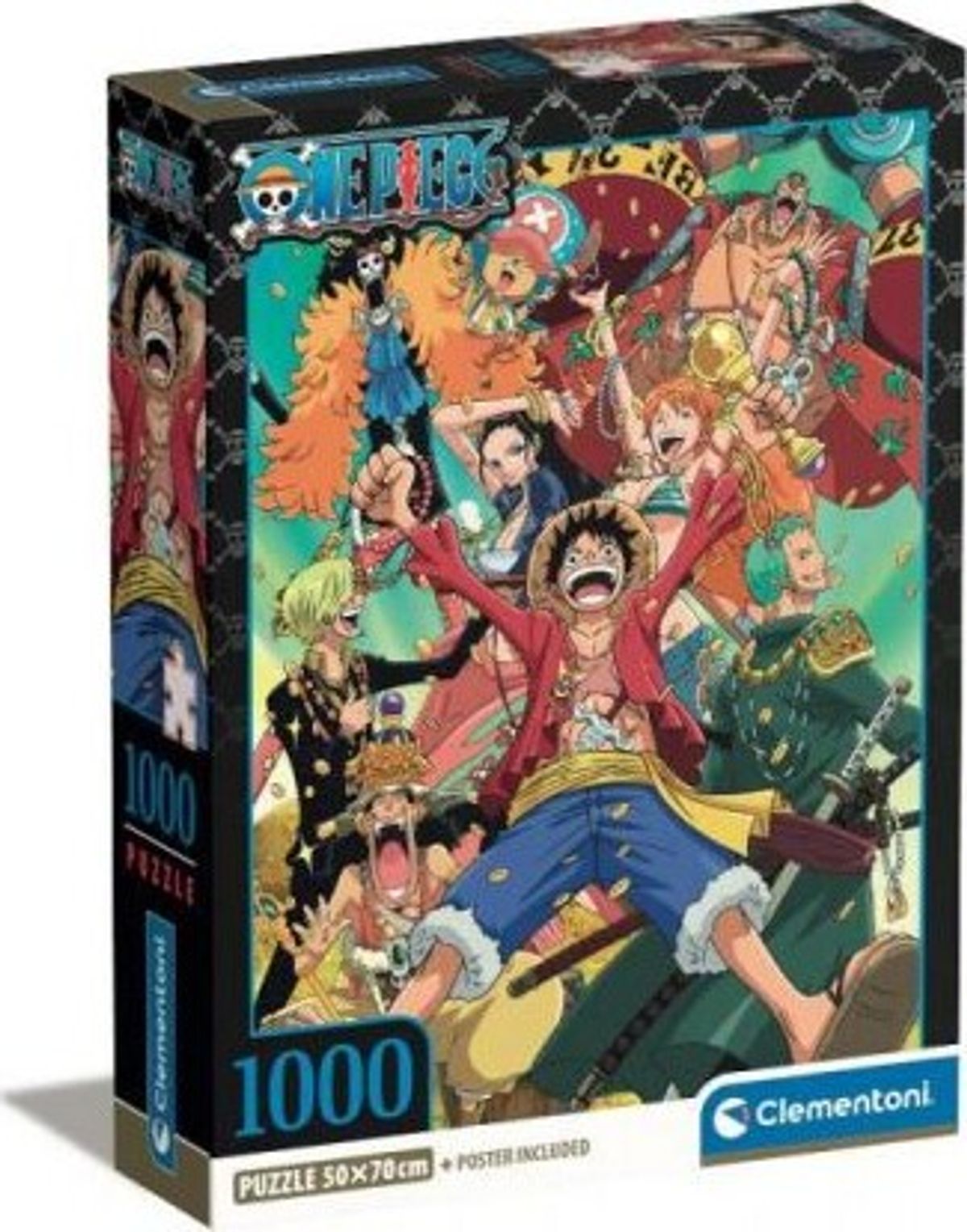 Clementoni Puslespil - One Piece - 1000 Brikker