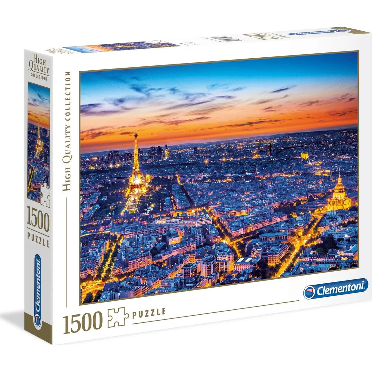 Clementoni Puslespil - Paris View - High Quality - 1500 Brikker