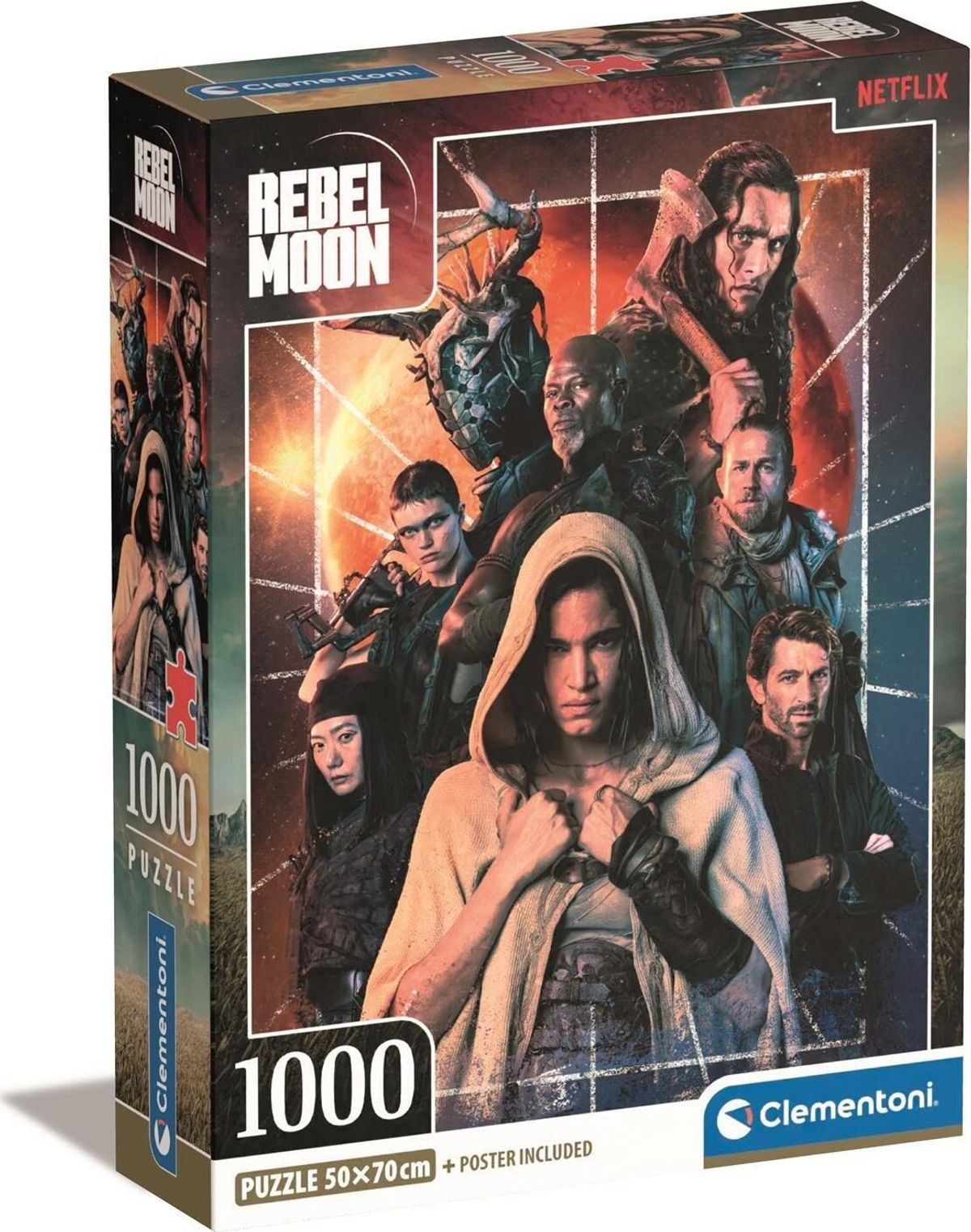 Clementoni Puslespil - Rebel Moon - Netflix - 1000 Brikker