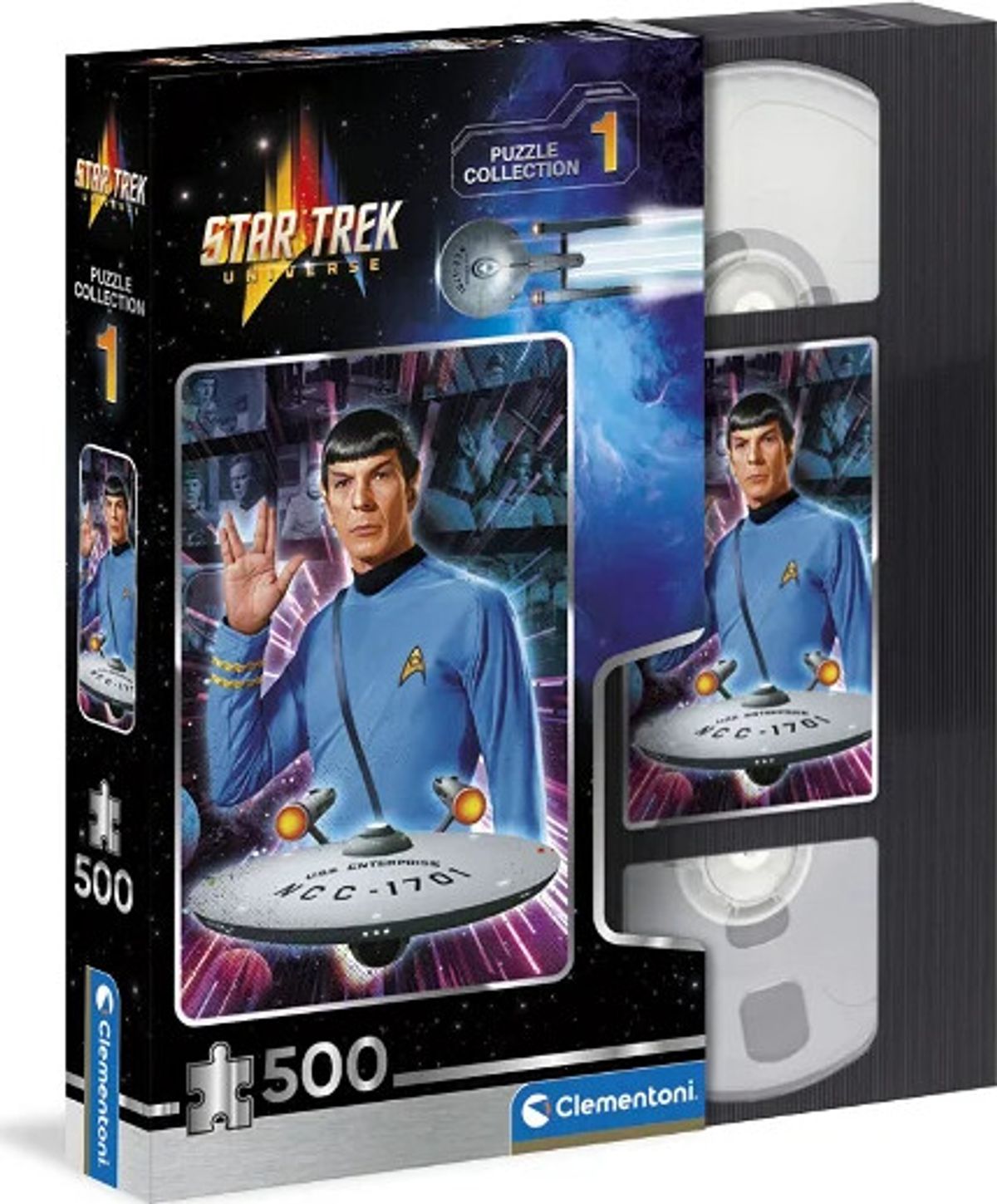 Clementoni Puslespil - Star Trek - Puzzle Collection 1 - 500 Brikker