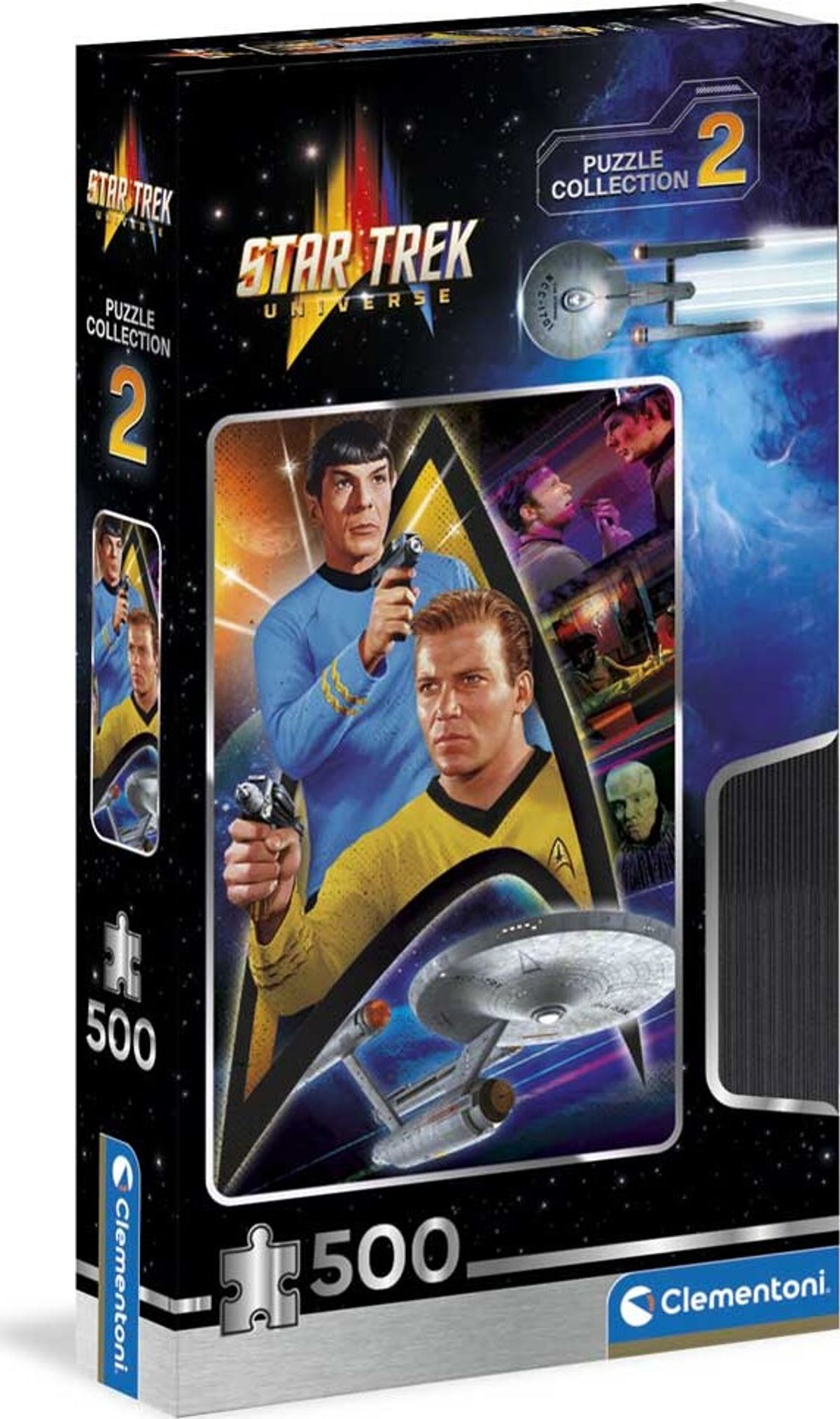 Clementoni Puslespil - Star Trek - Puzzle Collection 2 - 500 Brikker