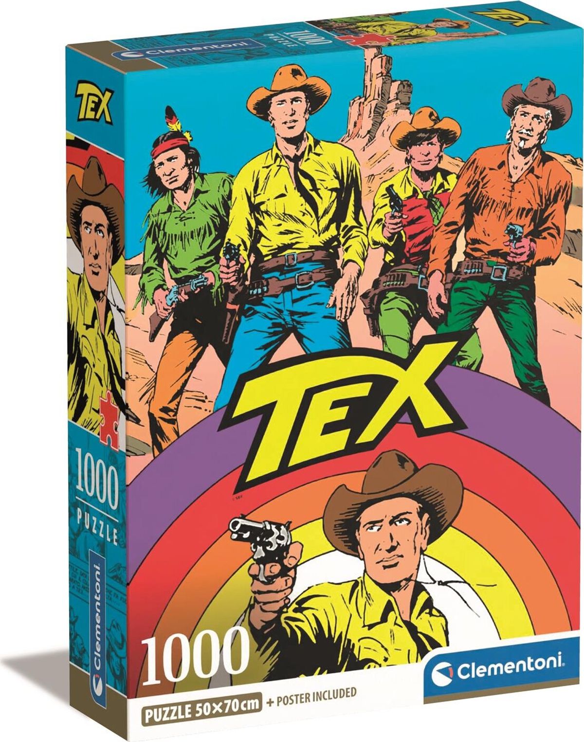 Clementoni Puslespil - Tex - 1000 Brikker