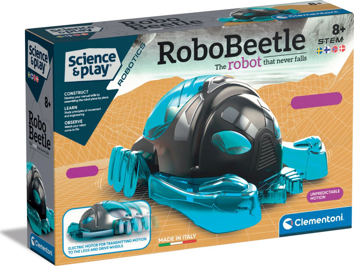 Clementoni - Science & Play - Robo Beetle - Robot Legetøj