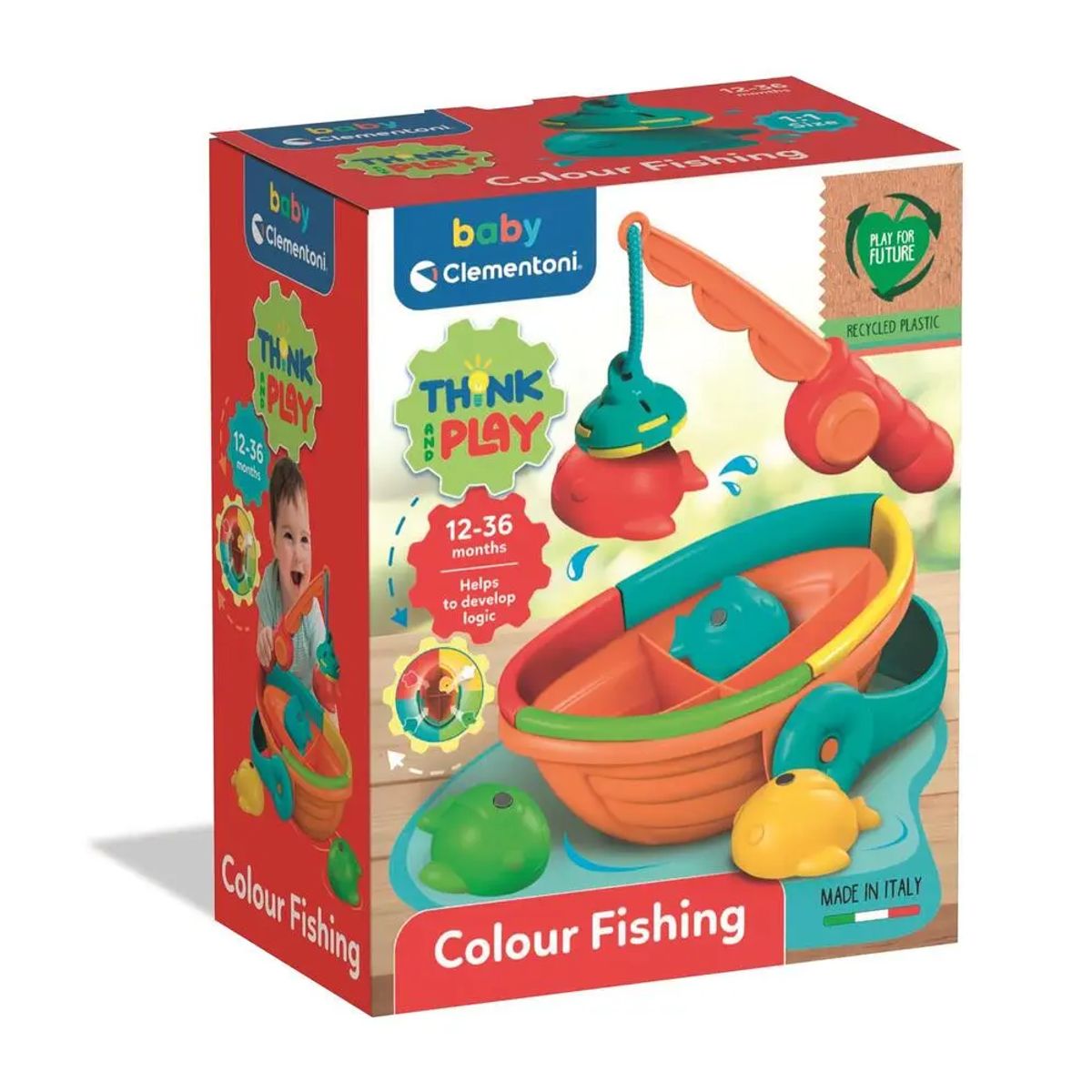 Clementoni Think and Play - Colour Fishing set