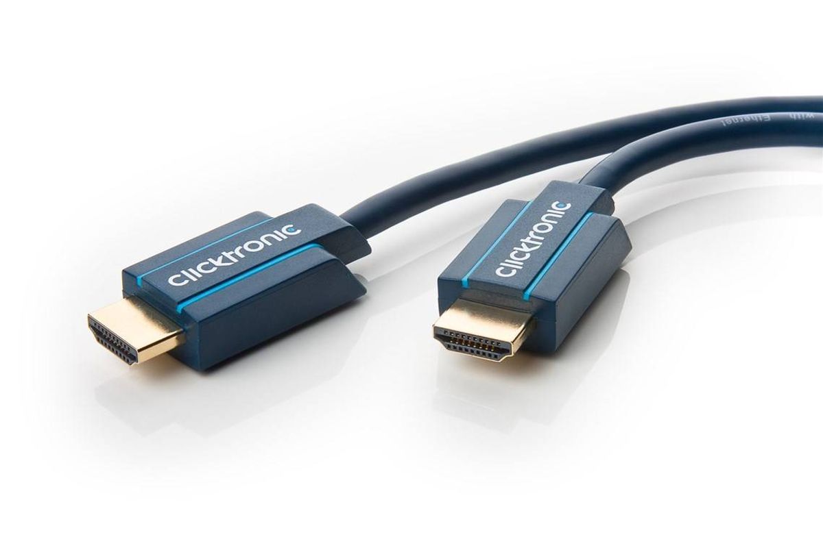 Clicktronic 2.0 HDR High Speed HDMI kabel med Ethernet - 7.5 m