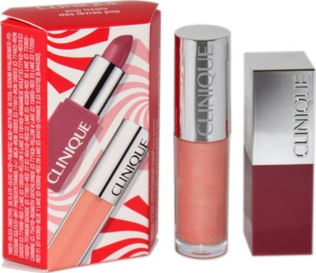 Clinique Clinique Set (Lipstick Pop Lip Colour + Pop Splash)