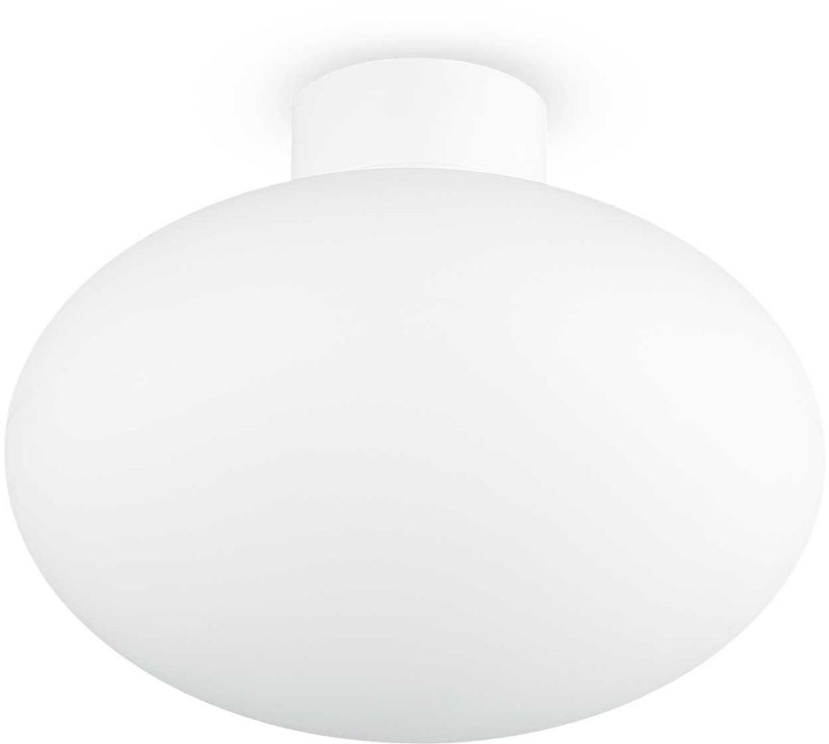 Clio, Udendørs loftslampe, E27 max 1 x 60W, E27, hvid, aluminium, metal, Ø90xH40mm