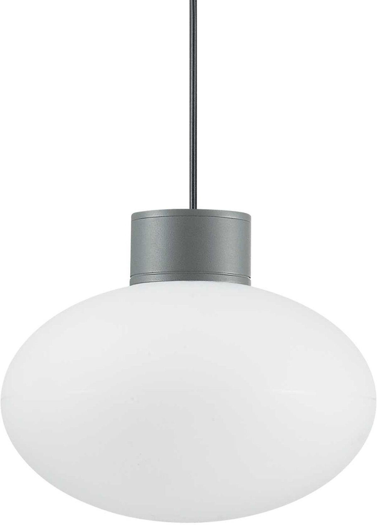 Clio, Udendørs pendel lampe, E27 max 1 x 60W, E27, antracit, aluminium, metal, Ø90xHmin120/max1005mm