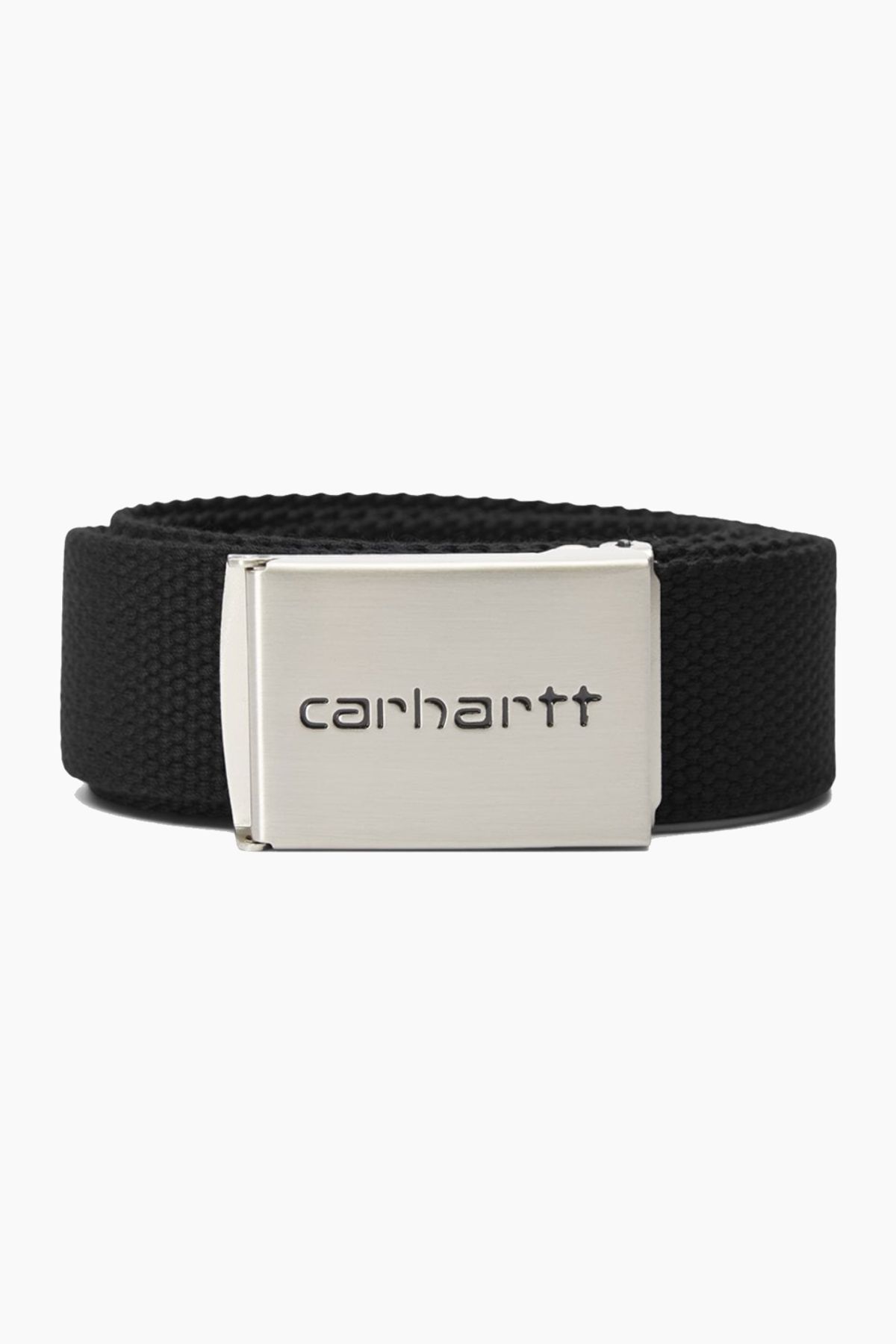 Clip Belt Chrome - Black - Carhartt WIP - Sort One Size