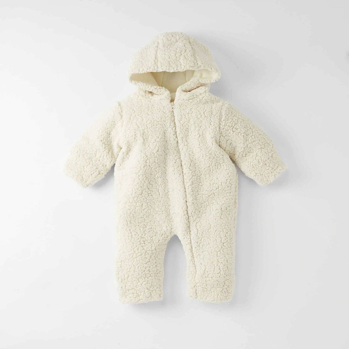 Cloby Teddy Suit - Off White 3-6m