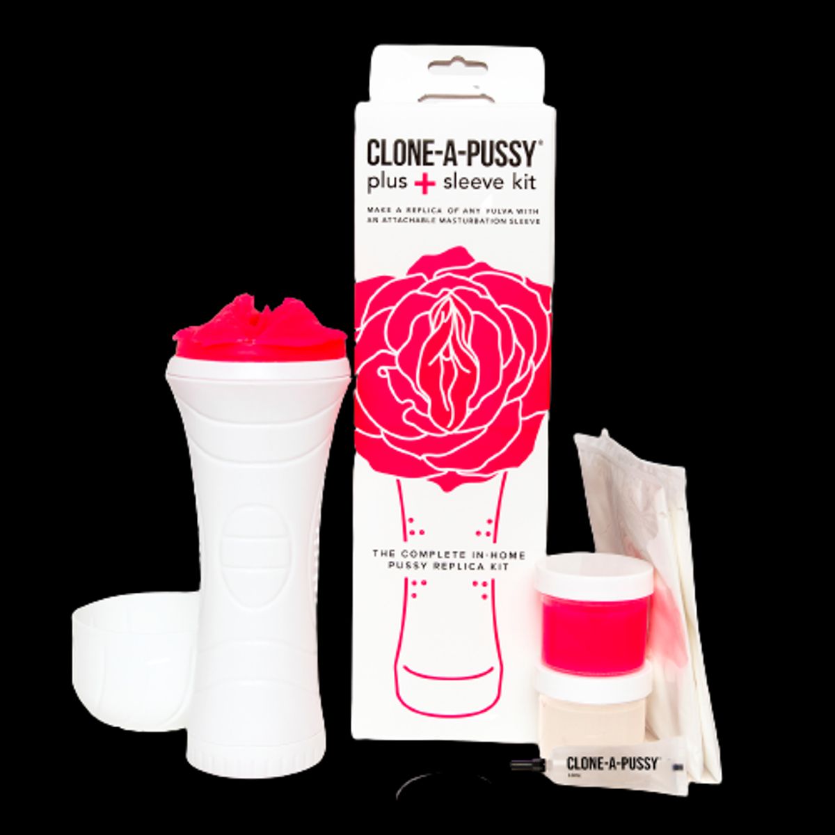 CLONE-A-PUSSY Plus+ Sleeve kit (Hot Pink)