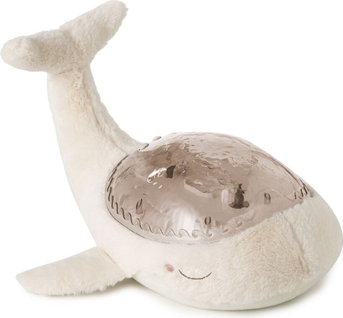 Cloud B - Tranquil Whale Family - Lampe Og Bamse Sæt - Lyd Og Lys - Hvid