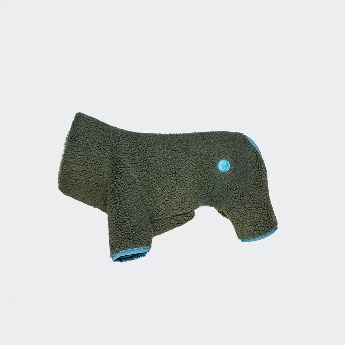 Cloud7 Cornwall, Fransk Bulldog // Teddy sweater med ben (olive) - 4