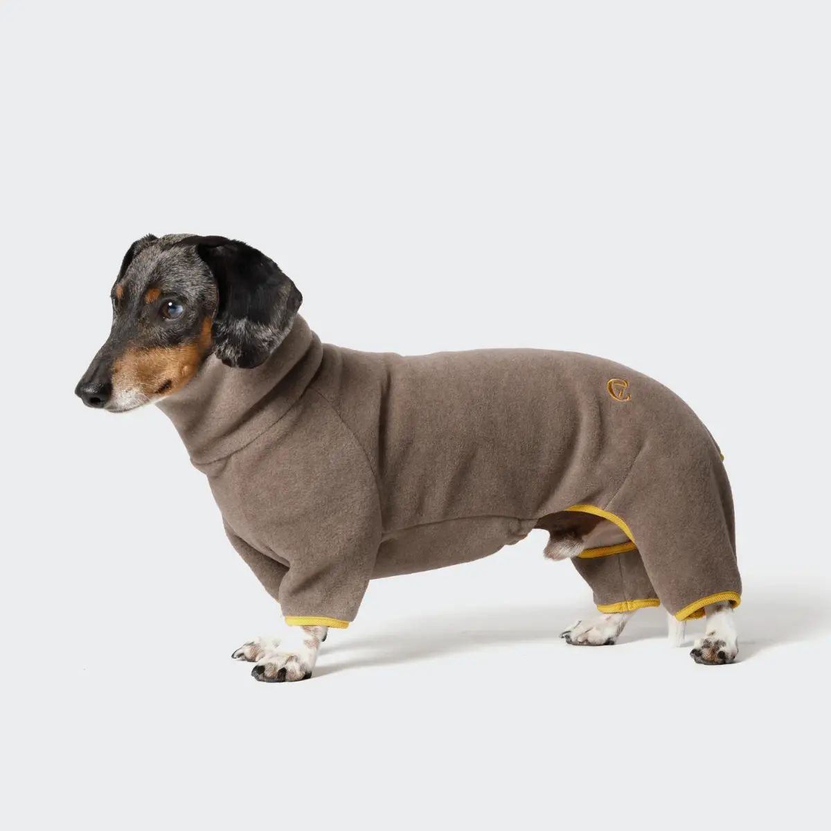 Cloud7 Cornwall, Gravhund // Varm fleecesweater (beige) str 5 - 5