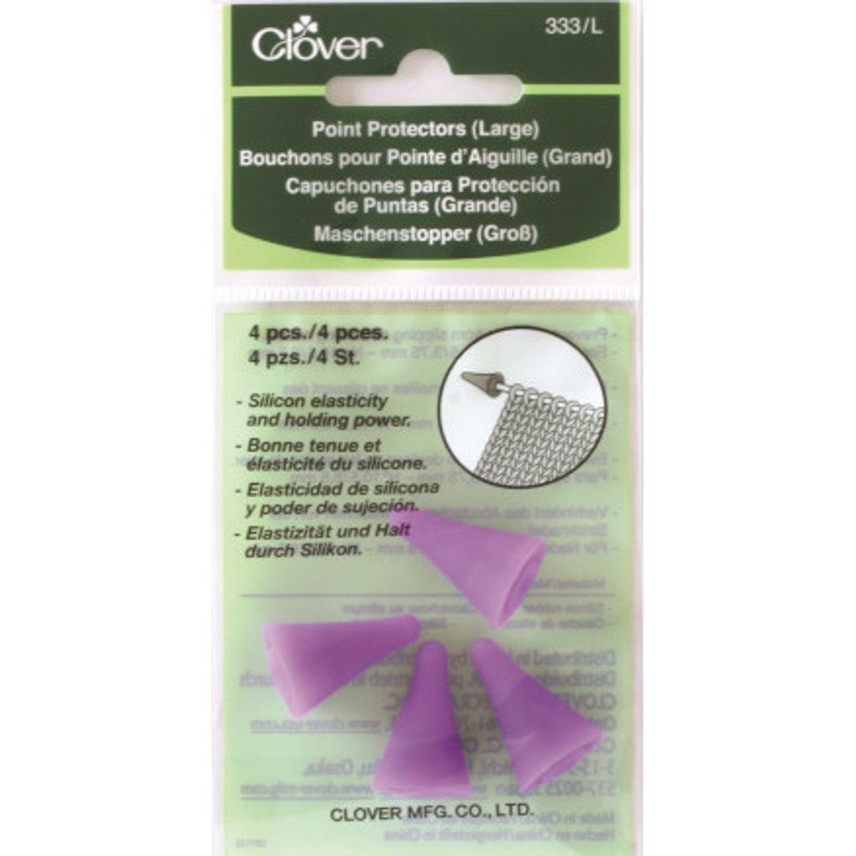 Clover Maskestopper / Pindebeskytter til pindnr. 3,75-6,50mm - 4 stk