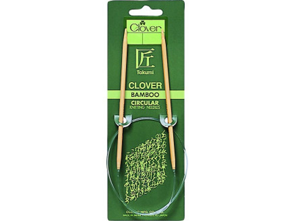 Clover Takumi Rundpinde Bambus 40cm 5,00mm /15.7in US8