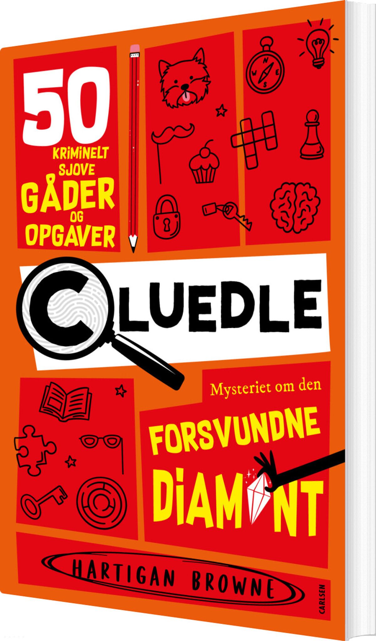 Cluedle: Mysteriet Om Den Forsvundne Diamant - Hartigan Browne - Bog