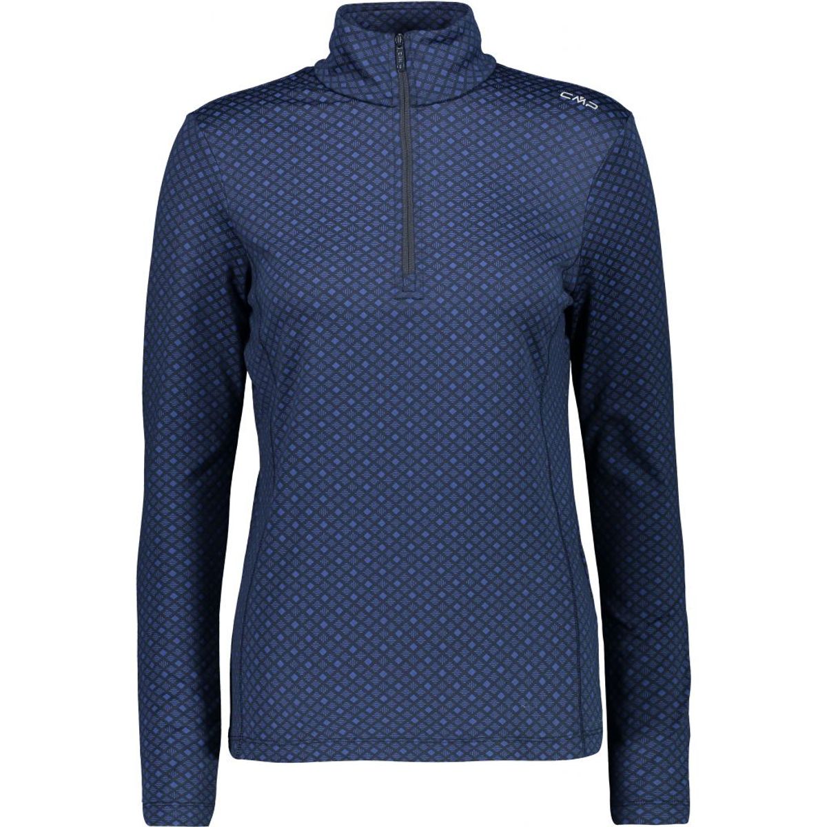 Cmp Printed Midlayer Dame (Farve: Blå, Størrelse: 42)