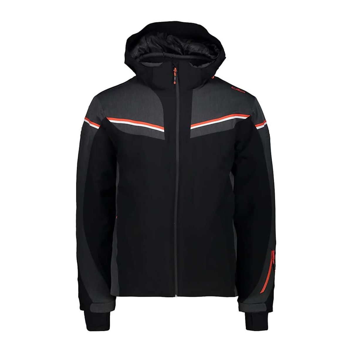 Cmp Zip Jacket Herre Skijakke (Farve: Sort, Størrelse: 52/l)