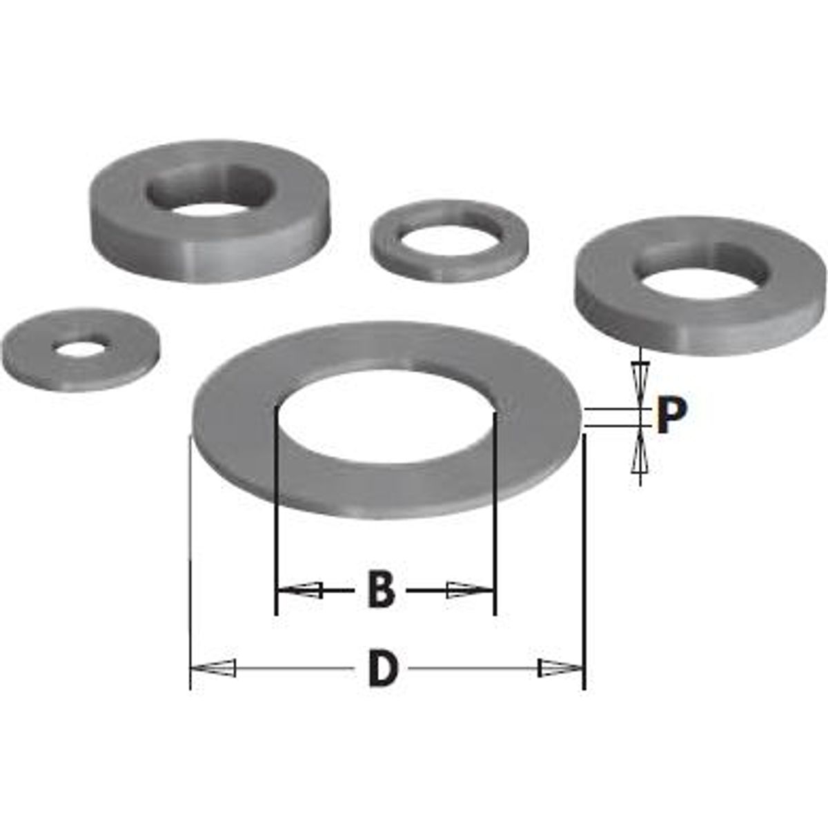 CMT Afstandsring 3,0 mm t. holder