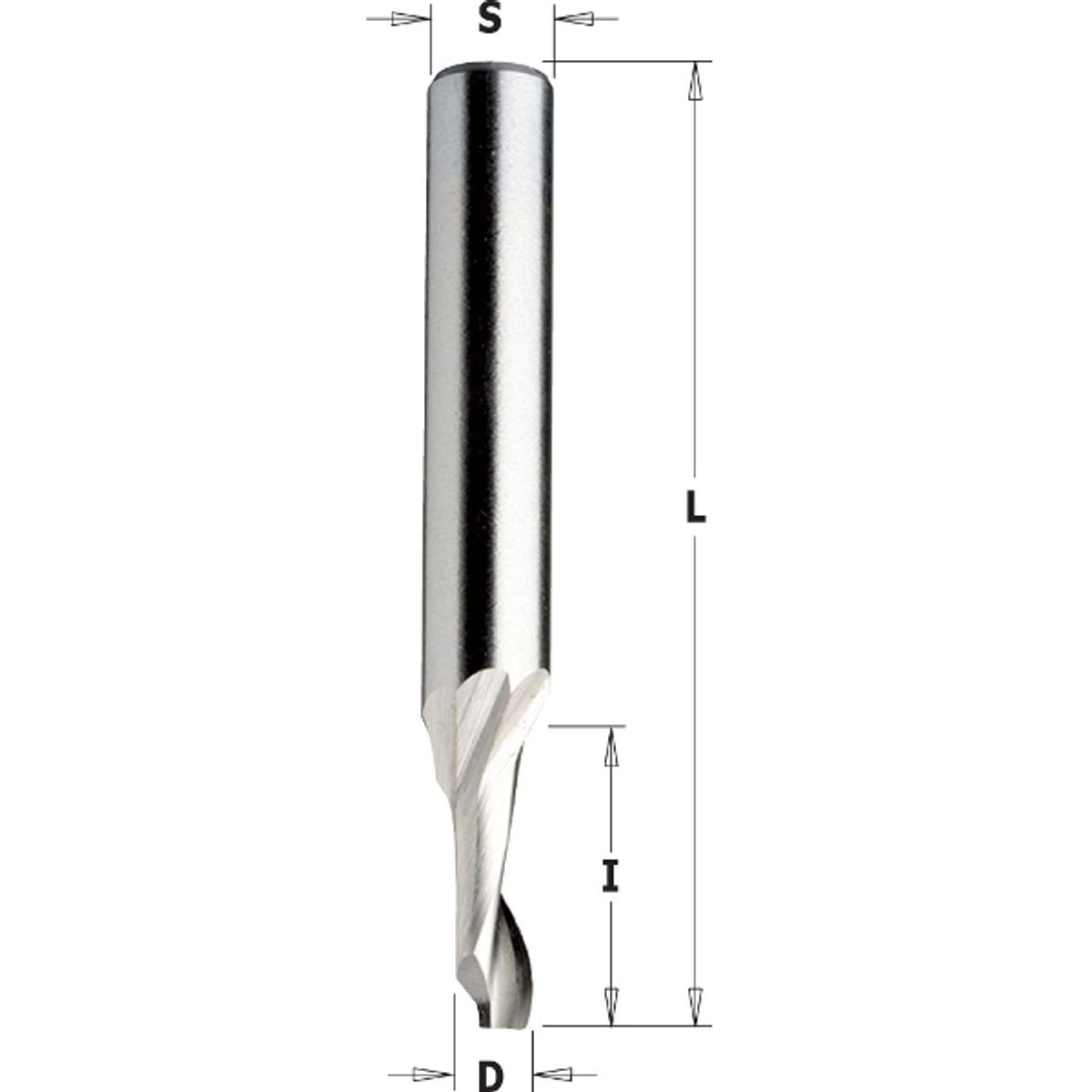 CMT Alufræser HSS 12x 14/80 Z1 K8