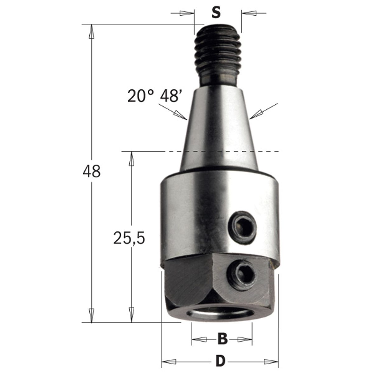 CMT Borholder M8 Konus K10 H