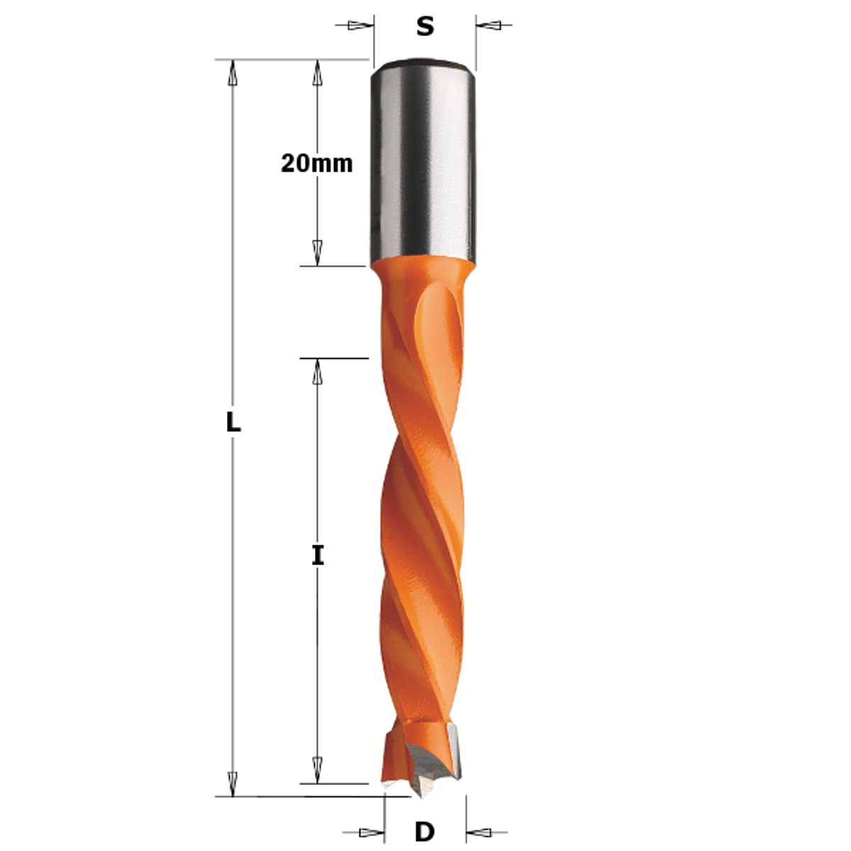 CMT Dyvelbor HM 10x43/70 K10 V