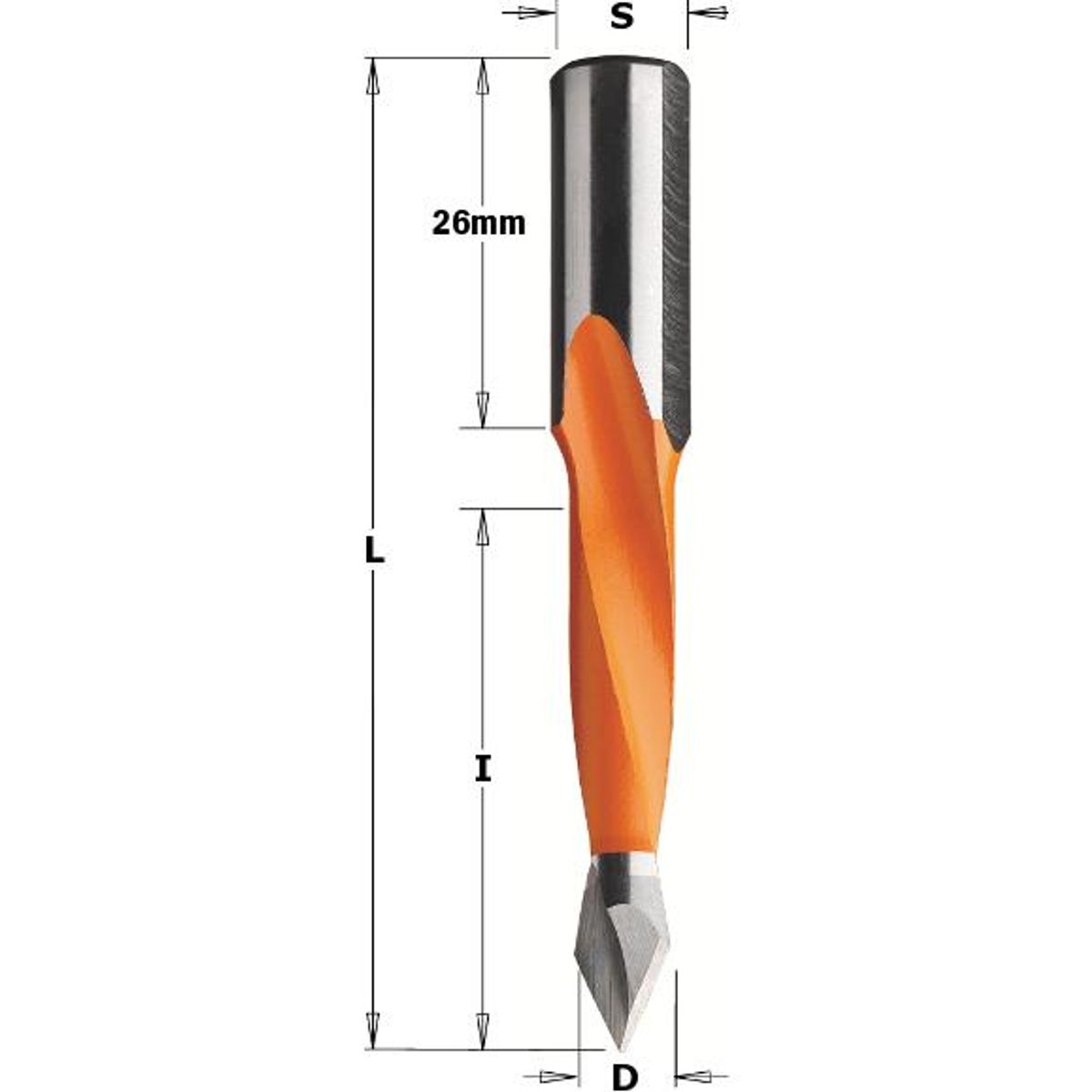 CMT Dyvelbor HM 10x44/77 K10 Hgb