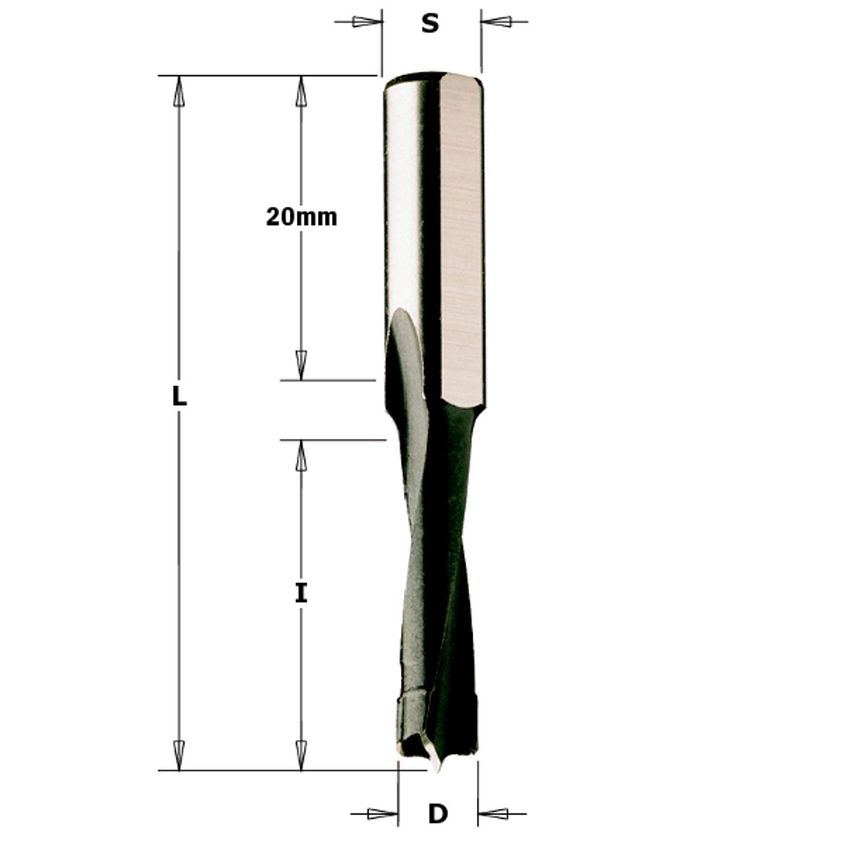 CMT Dyvelbor HM 12x30/58 K8 H uf