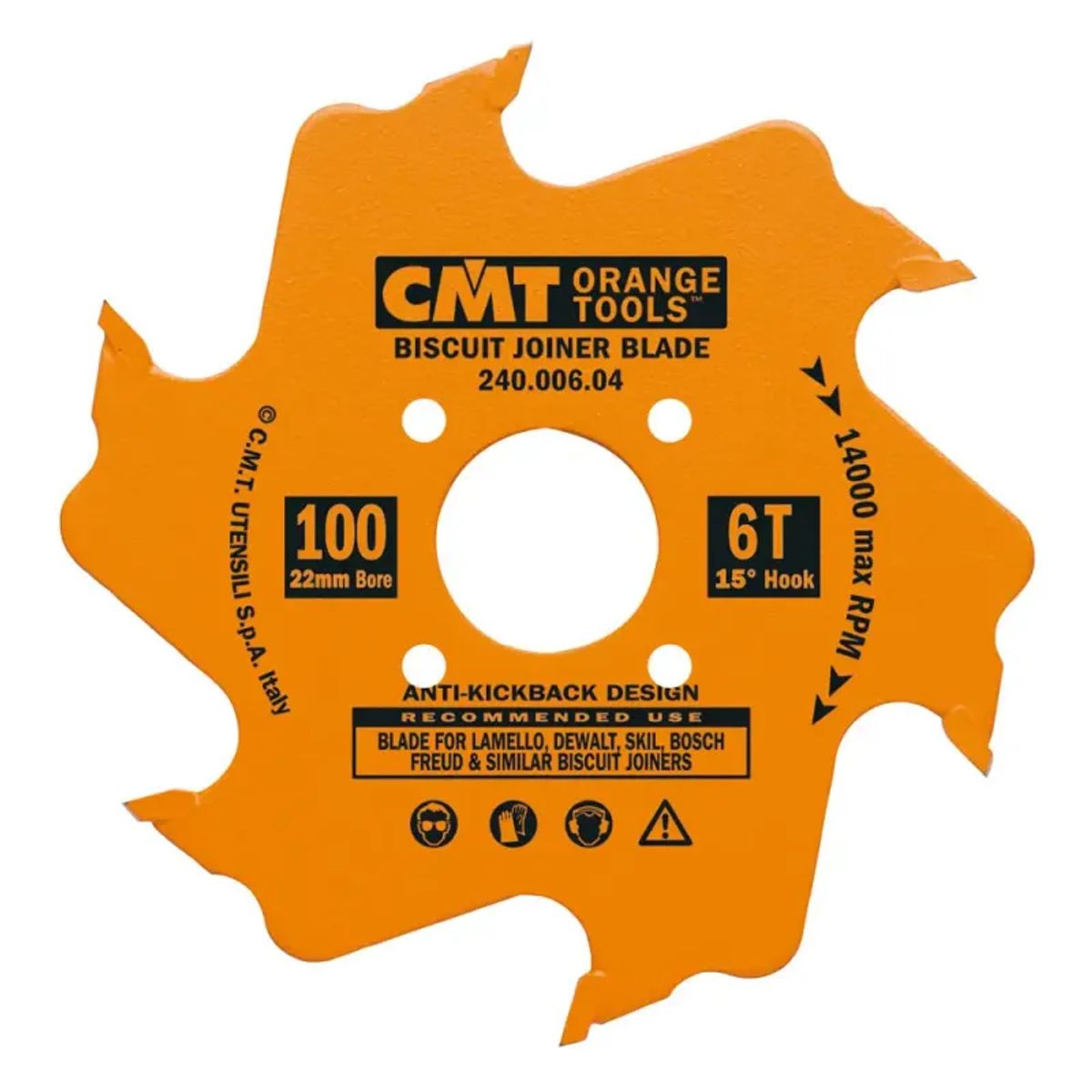 CMT Lamellofr. HM 100x3,96x22 Z6 CMT - 240.006.04