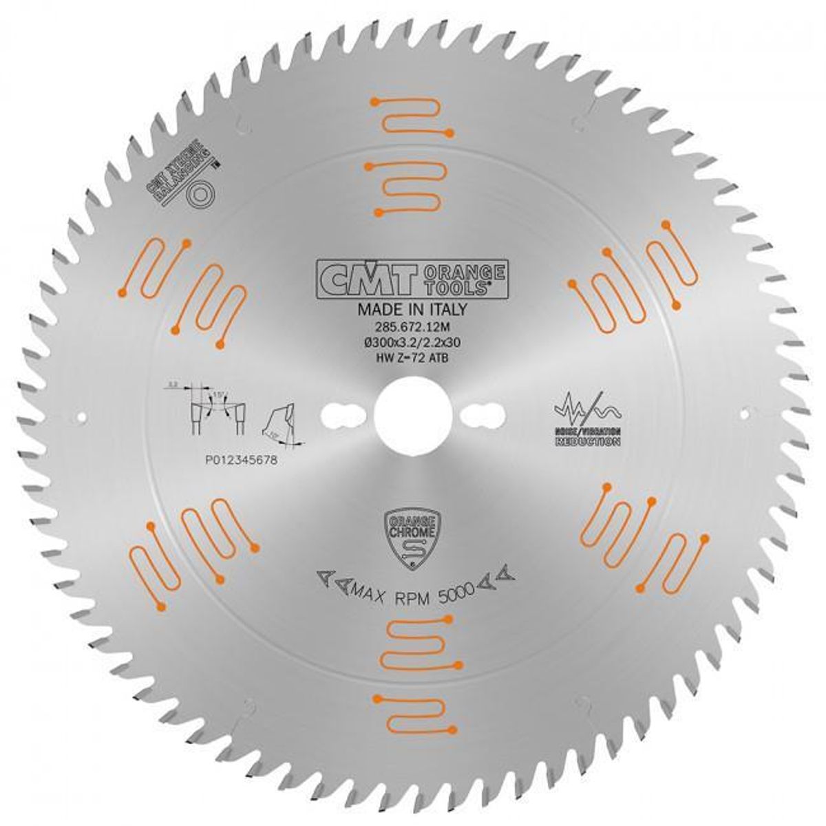 CMT savklinge 216x2,3x30 Z60 W Neg Chrom