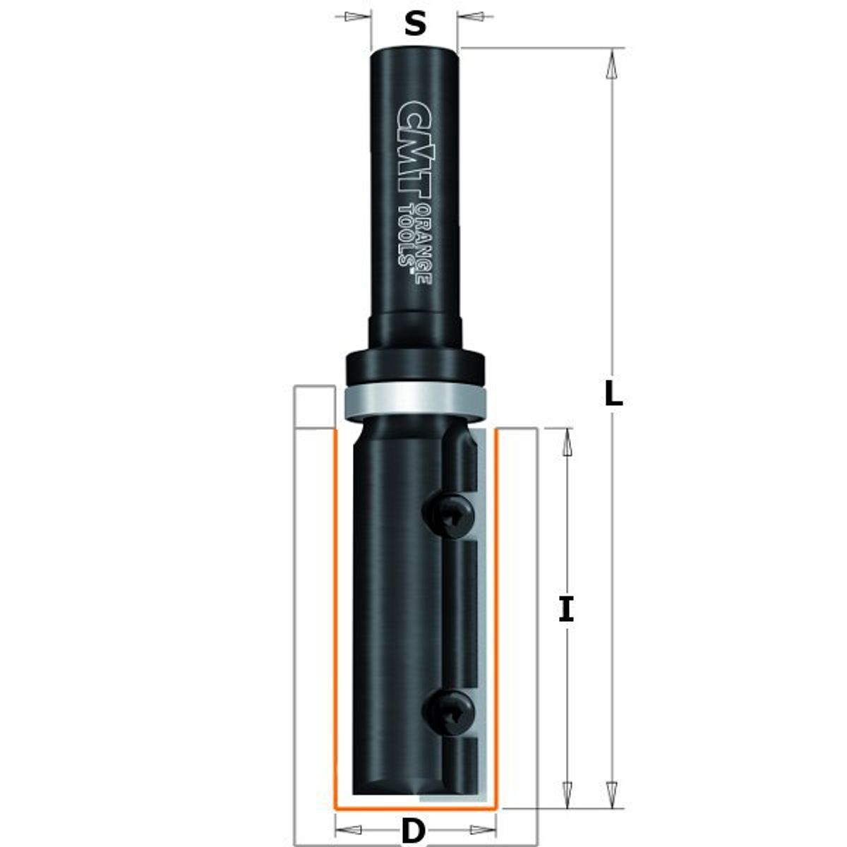 CMT VP Overfræsebor 19x48,3 K12 Z1