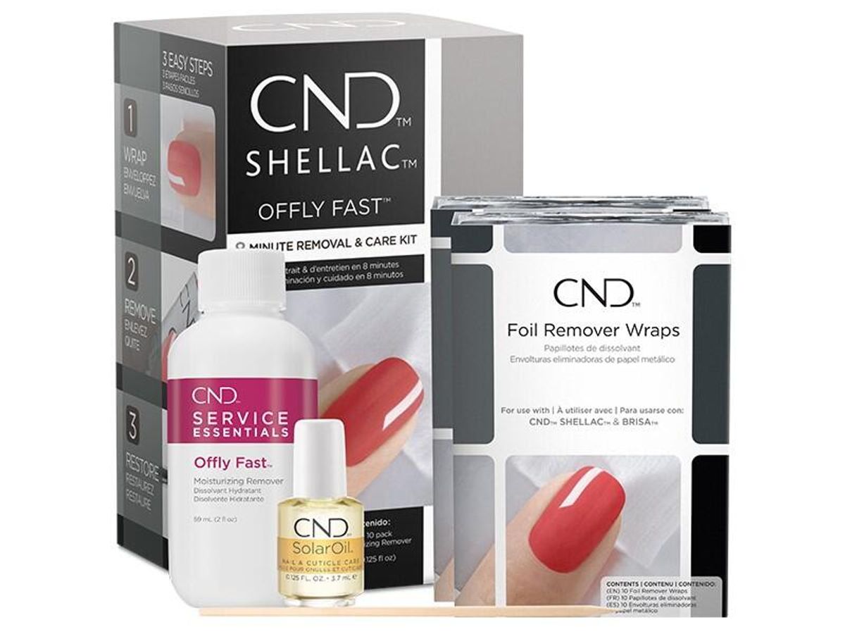 CND, Offly Fast Remover Kit, Gel / Shellac