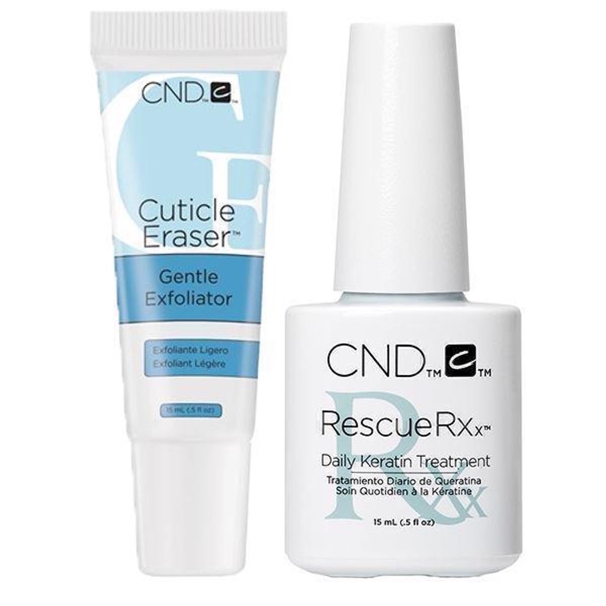 CND Rescue RXx Daily Keratin Treatment + Cuticle Eraser 15 ml