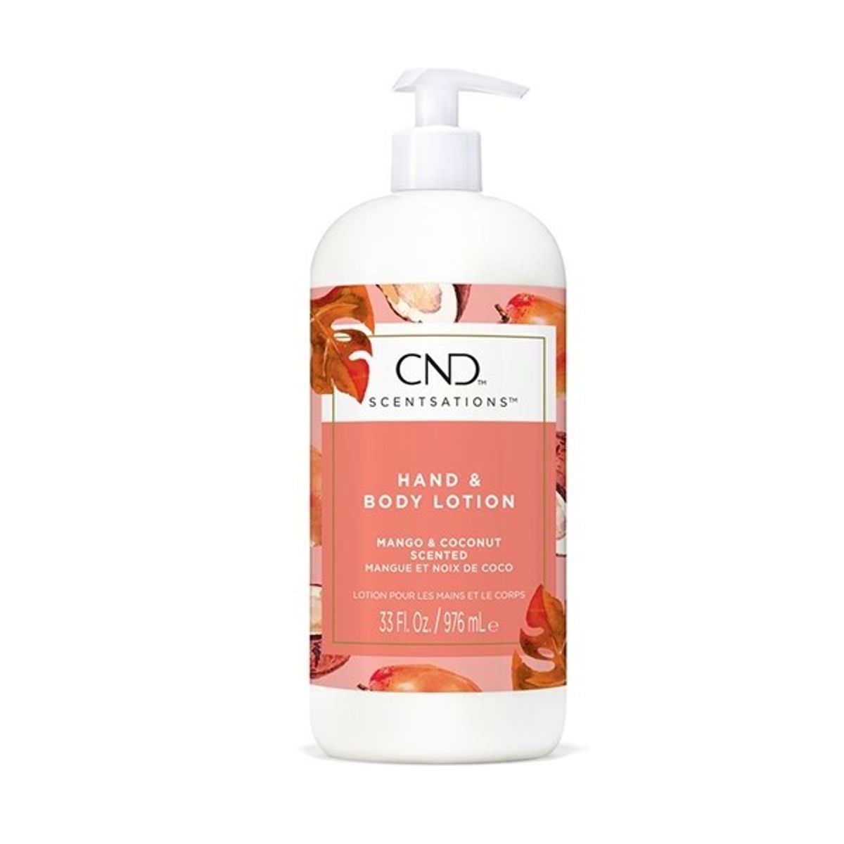 CND Scentsations, Hand & Bodylotion, Mango & Coconut, 975 ml. STOR - Håndcreme, Kropscreme, Velduftende creme, Dermatologisk testet