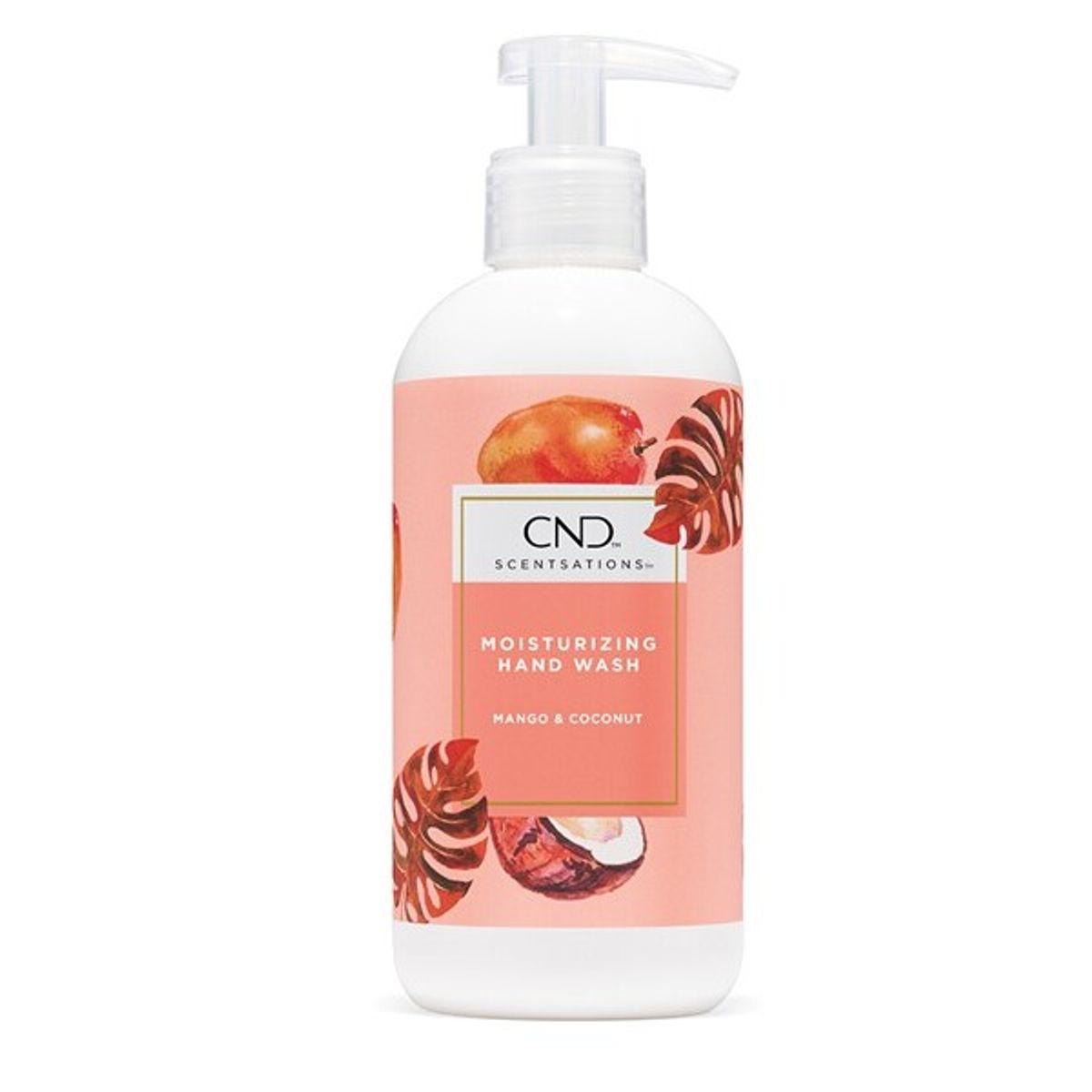 CND Scentsations, Moisturizing Hand Wash, Mango & Coconut, 390 ml.