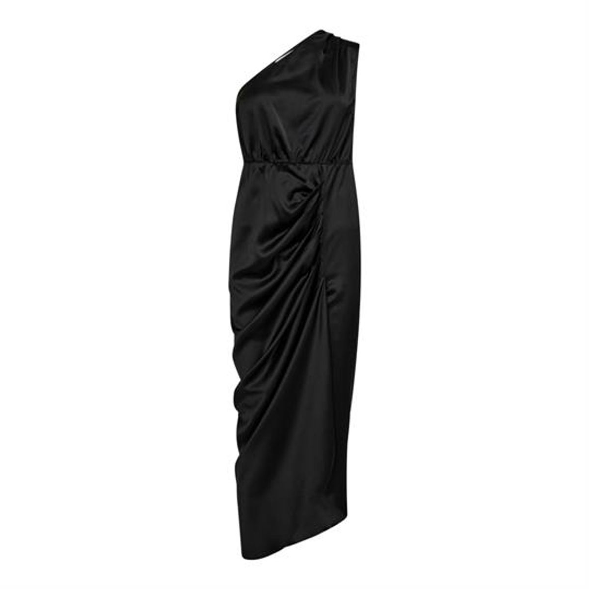 Co' Couture - Adna Asym Drape Dress - Sort