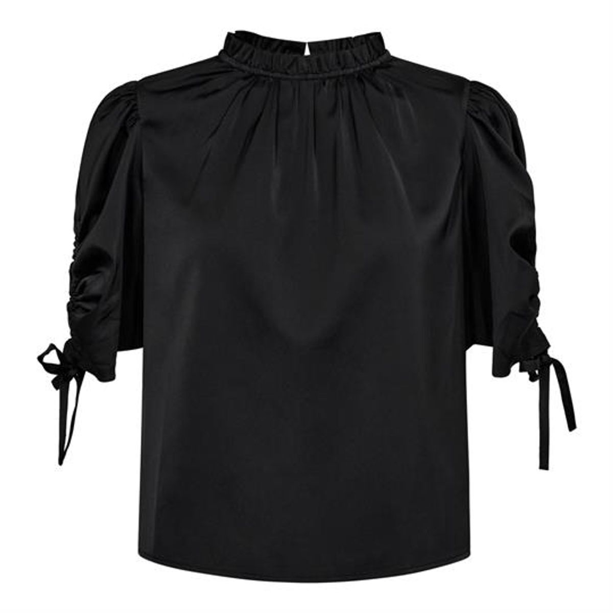 Co' Couture - Adna Puff Blouse - Black