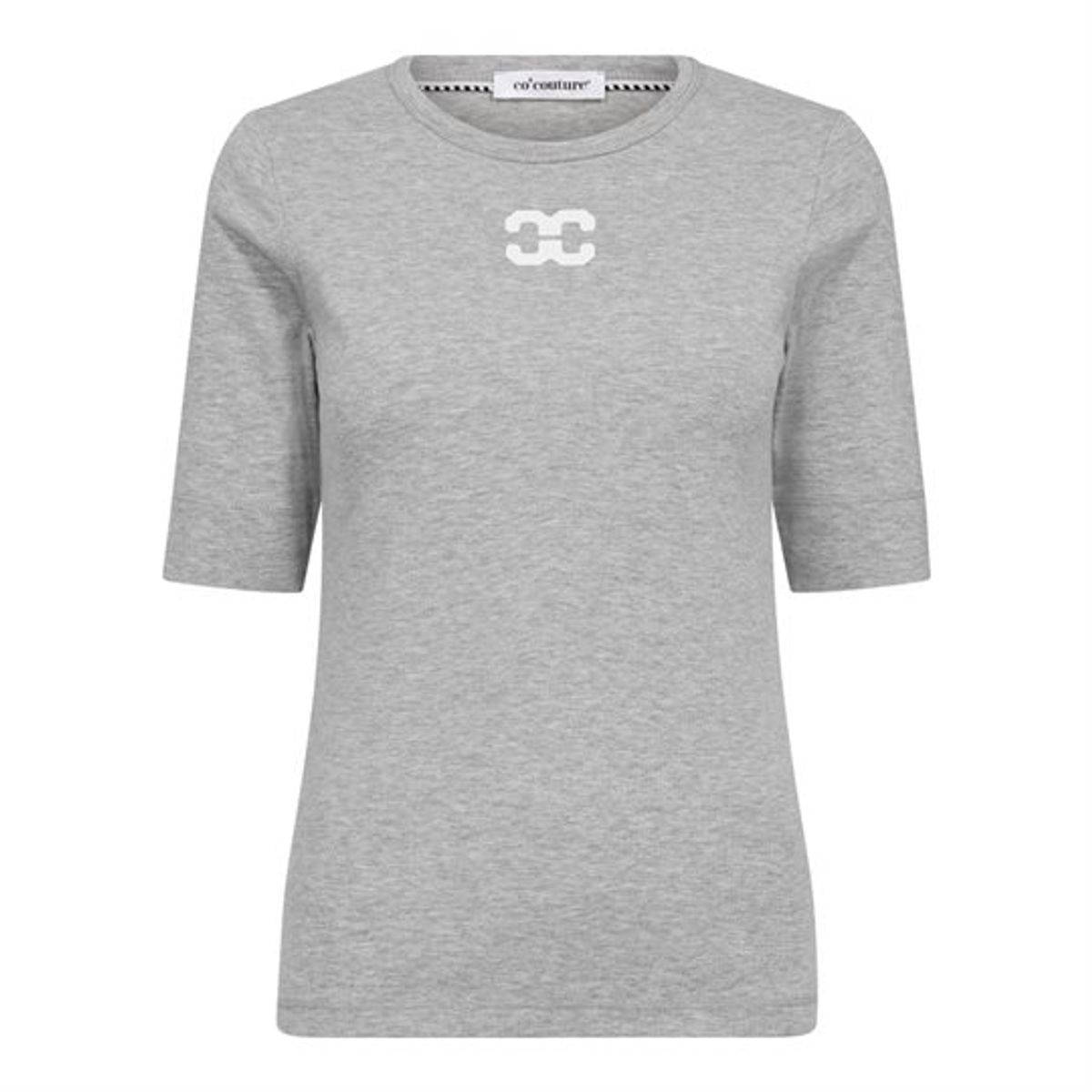 Co' Couture - Granny Logo Tee - Grey Melange