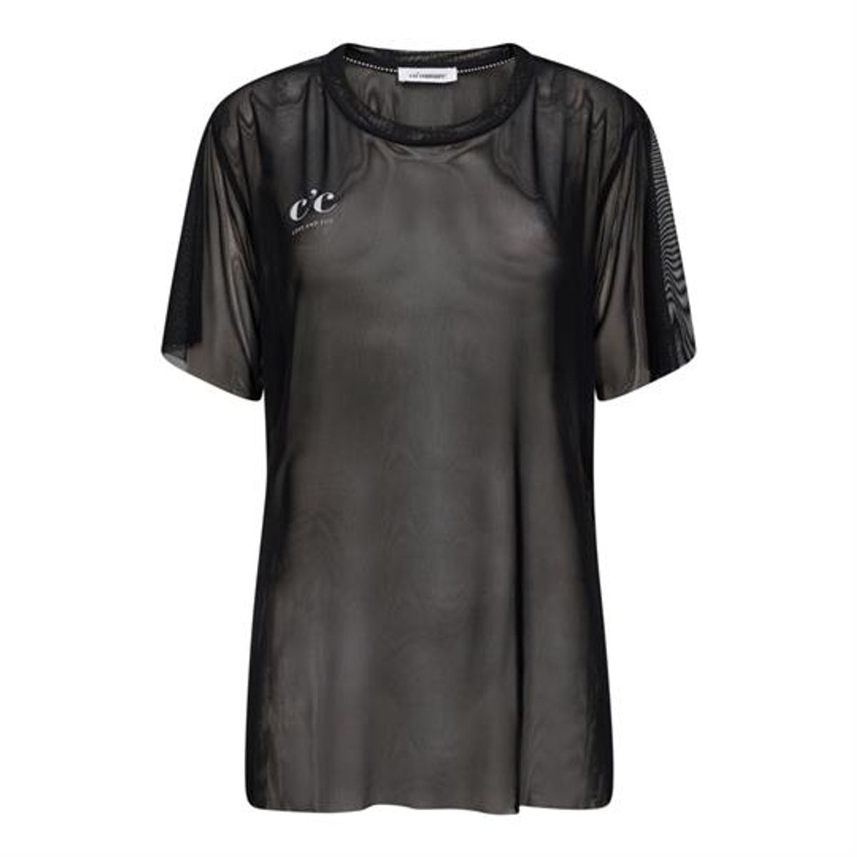 Co' Couture - Mesh Oversize Tee - Black